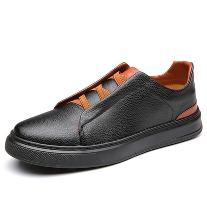 James Scott Low-Top Sneakers with Elastic Lace