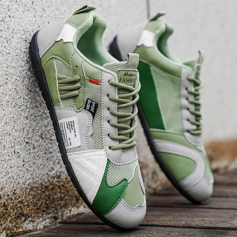 James Scott Low-Top Sneakers with Textured Panels