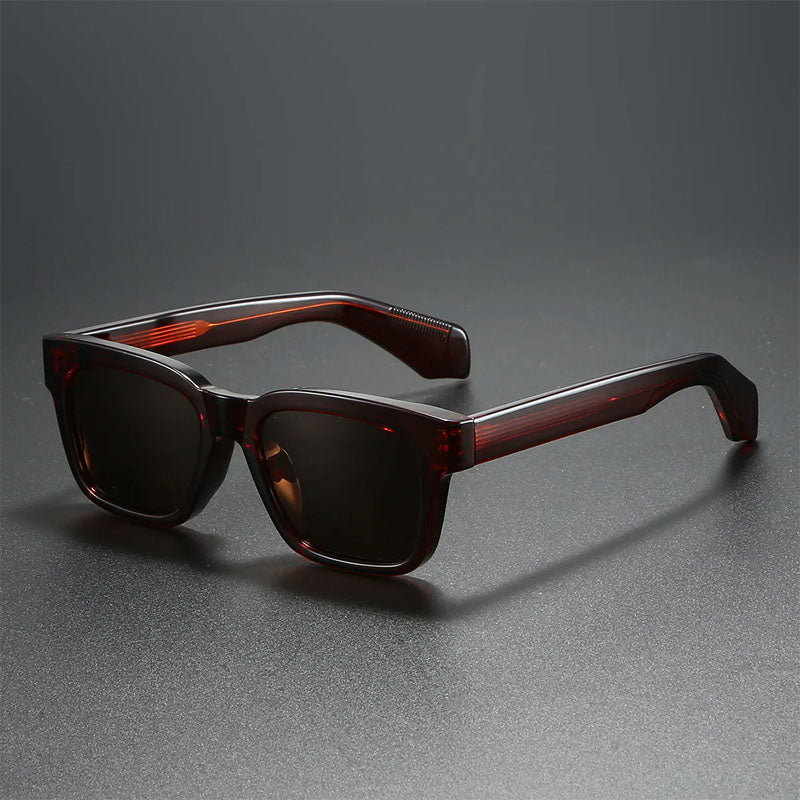 Lioré Square Frame Sunglasses with Tinted Lenses