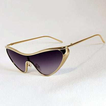 Lumira Cat Eye Sunglasses with Metal Frame