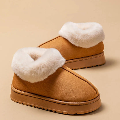 Men’s Warm Indoor Slip-Ons with Flexible Outsole