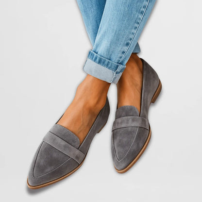 Rachel - Women's Pointed Toe Slip-On Loafers