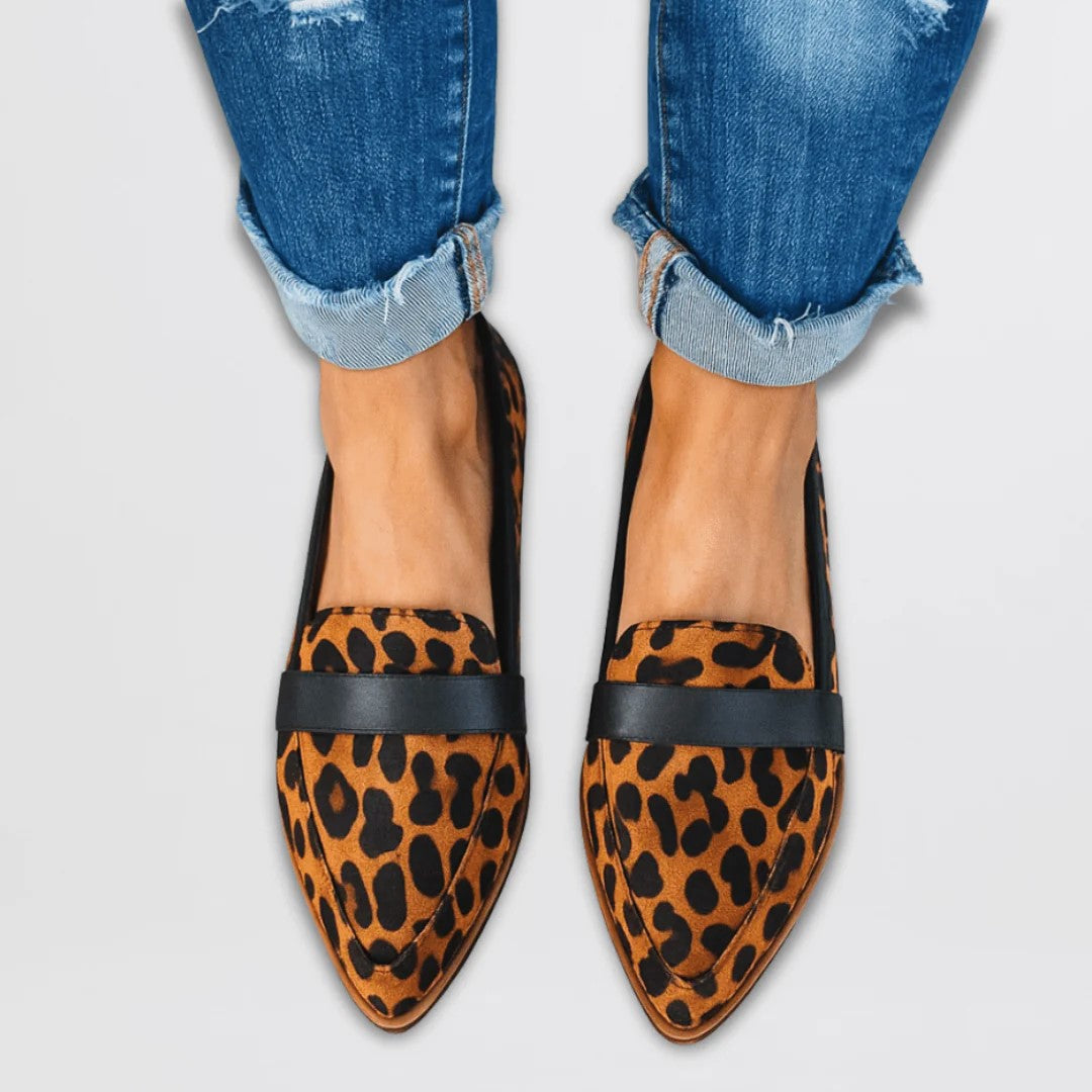 Rachel - Women's Pointed Toe Slip-On Loafers