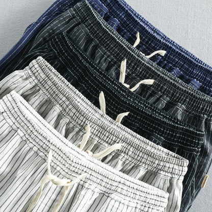 James Scott Casual Striped Shorts - Infinityloyal