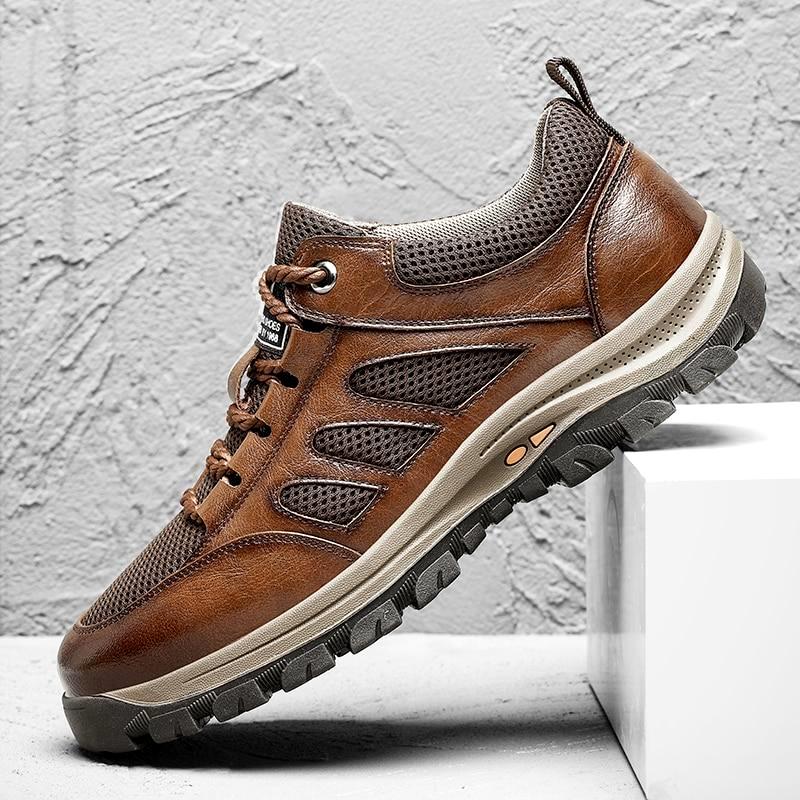 New Genuine Leather Hiking Shoe