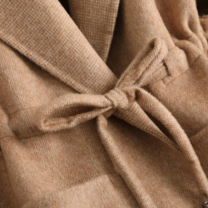 Adeline Herringbone Wool Coat - Infinityloyal