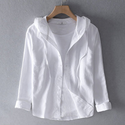 Adeline Sunrise Dream Linen Shirt - Infinityloyal