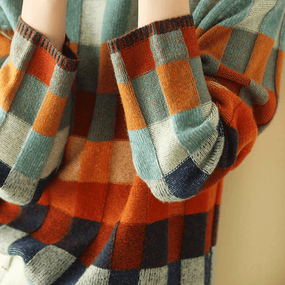 Amelie Vintage Patchwork Sweater - Infinityloyal