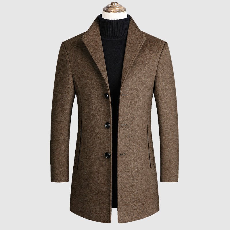 Ben Smith London Classic Wool Coat - Infinityloyal