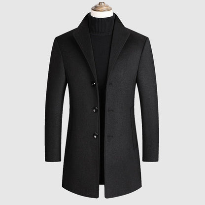 Ben Smith London Classic Wool Coat - Infinityloyal