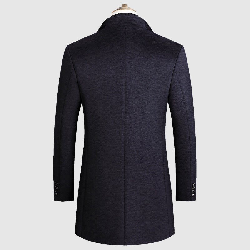 Ben Smith London Classic Wool Coat - Infinityloyal