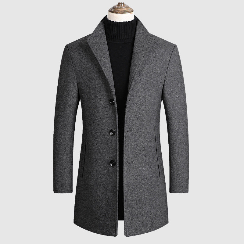 Ben Smith London Classic Wool Coat - Infinityloyal