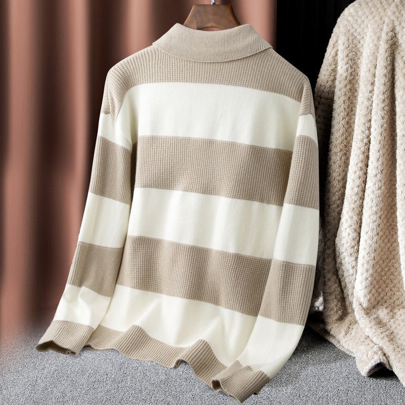 Ben Smith Striped Polo Sweater - Infinityloyal