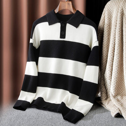 Ben Smith Striped Polo Sweater - Infinityloyal