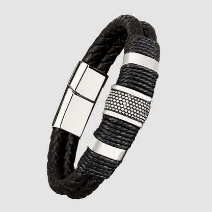 Conquerer Leather Bracelet - Infinityloyal