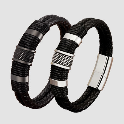 Conquerer Leather Bracelet - Infinityloyal