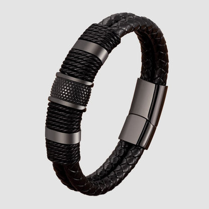 Conquerer Leather Bracelet - Infinityloyal