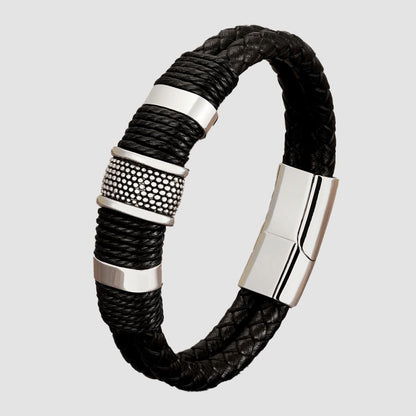 Conquerer Leather Bracelet - Infinityloyal