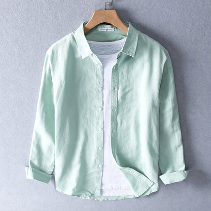 Jack Washington Casual Cotton Linen Shirt - Infinityloyal