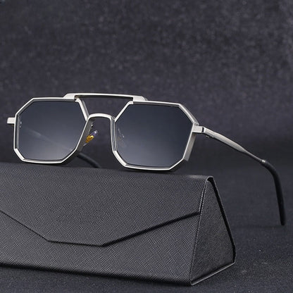 Jack Washington Golden Sunglasses - Infinityloyal