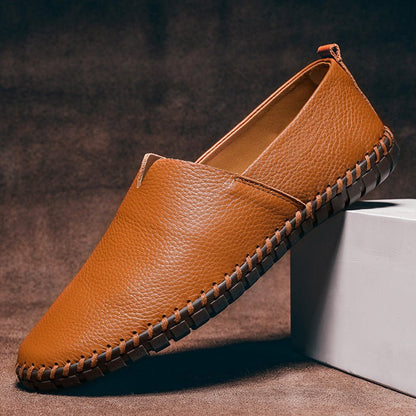 Jack Washington Minimal Genuine Leather Loafers - Infinityloyal