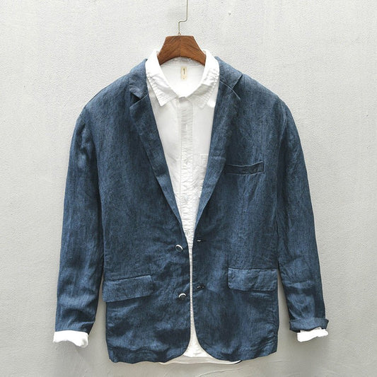 Jack Washington Oxford Premium Linen Blazer - Infinityloyal