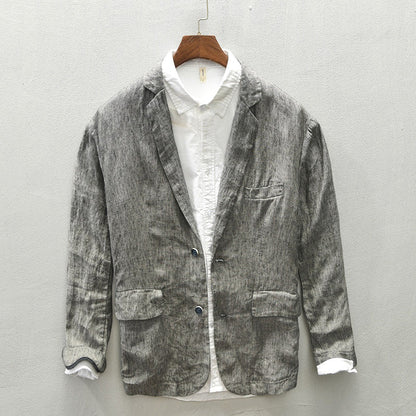 Jack Washington Oxford Premium Linen Blazer - Infinityloyal