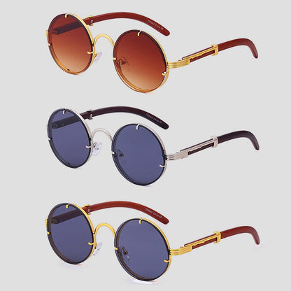 Jack Washington Retro Round Sunglasses - Infinityloyal