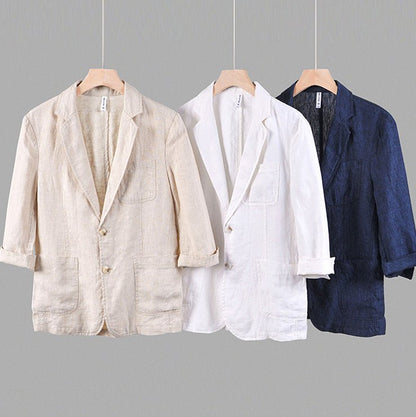 Jack Washington Yale Premium Linen Blazer - Infinityloyal