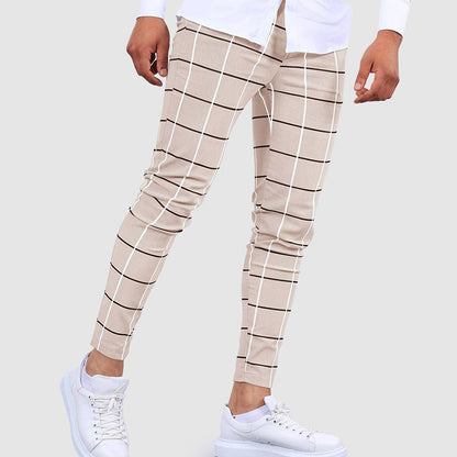 James Scott Striped Slim Fit Pants - Infinityloyal