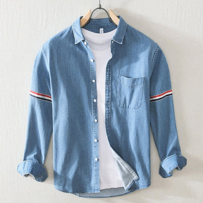 Lobus Minimal Spring Denim Shirt - Infinityloyal