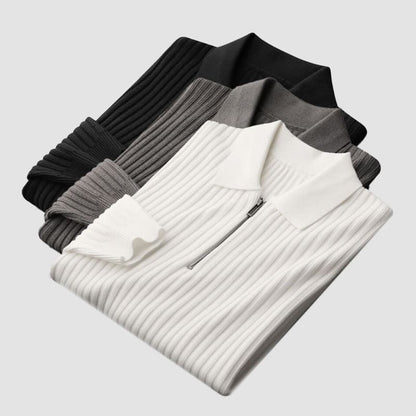 Manhattan Long Sleeve Premium Polo - Infinityloyal